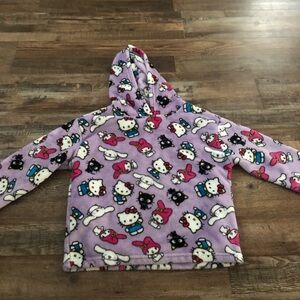 Hello Kitty Purple Fleece Hoodie